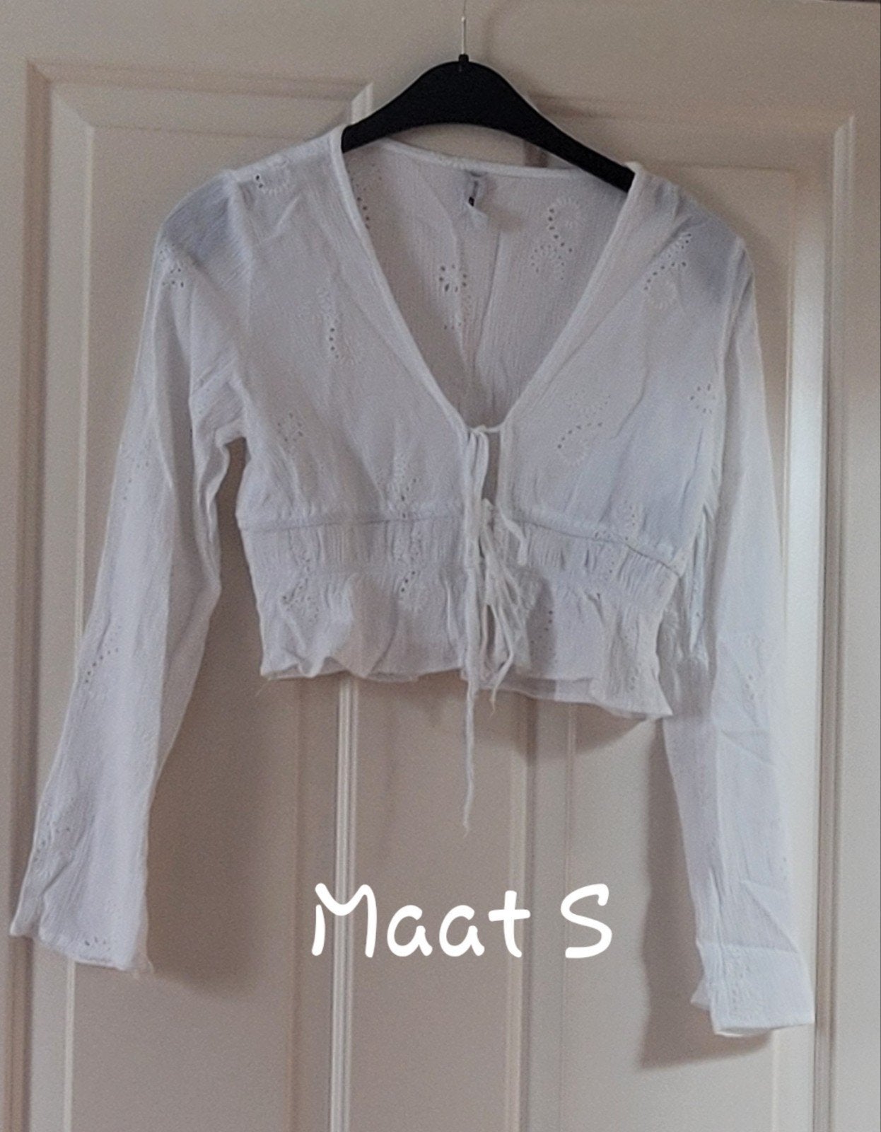 Witte blouse van FB Sisters maat S, Fb sisters, Wit, Ophalen of Verzenden, Zo goed als nieuw