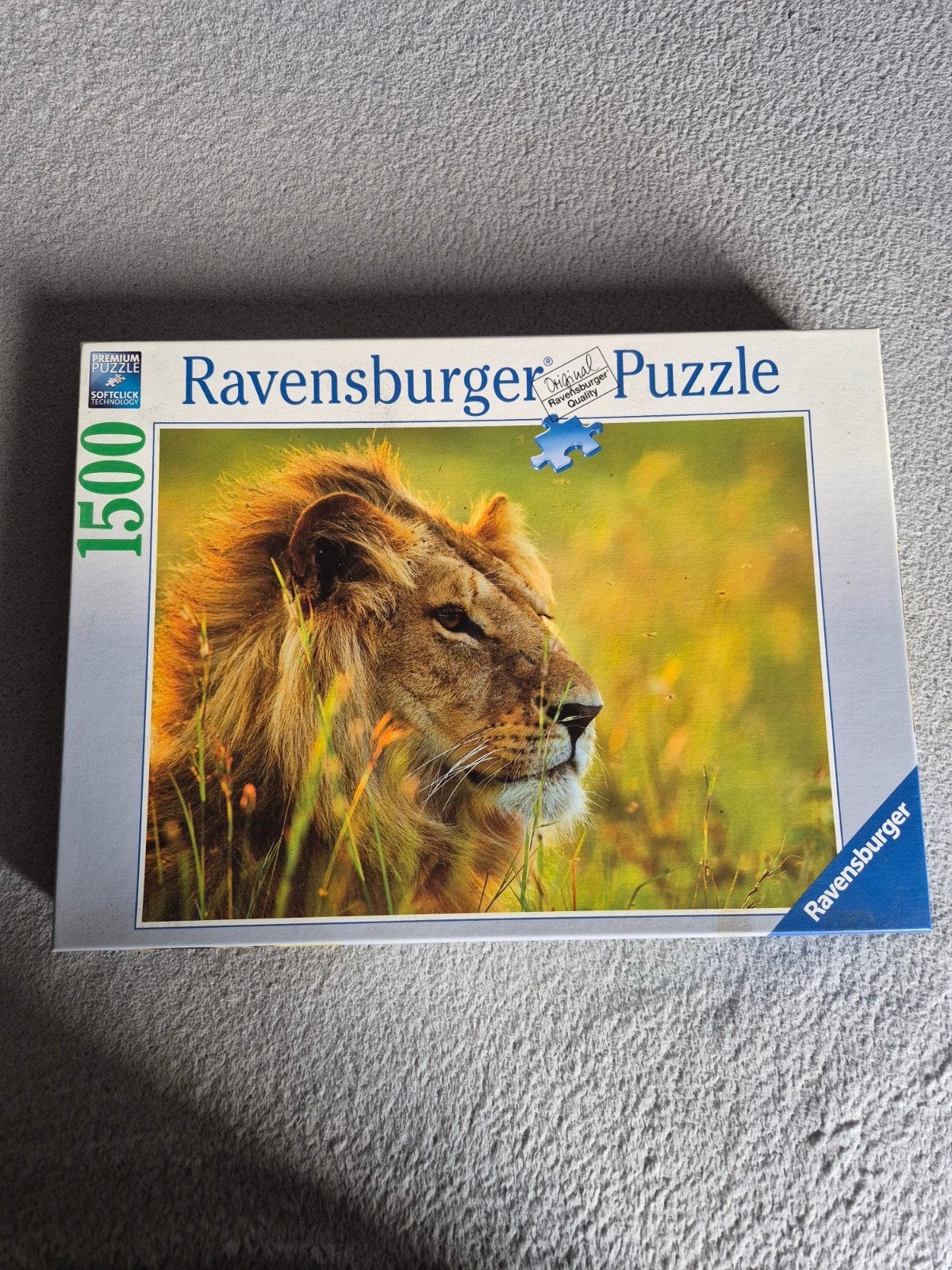Ravensburger Legpuzzel Leeuw 1500 stukjes, Hobby en Vrije tijd, Denksport en Puzzels, Ophalen of Verzenden, 500 t/m 1500 stukjes