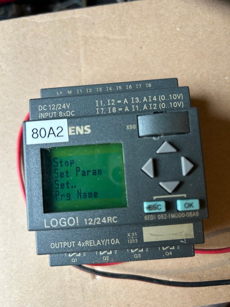 Siemens LOGO! 12/24RC PLC (0BA6) - 6ED1052-1MD00-0BA6, Hobby en Vrije tijd, Ophalen of Verzenden, Gebruikt