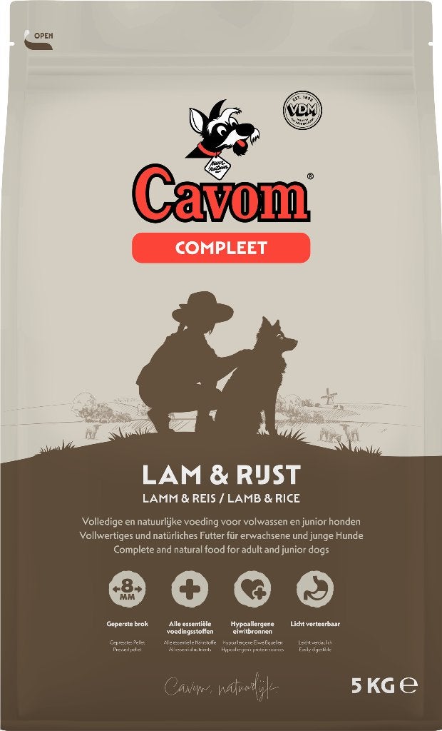 Cavom Compleet Lam & Rijst, Dieren en Toebehoren, Ophalen of Verzenden, Hond