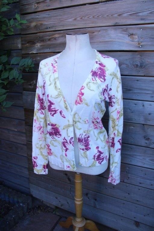 Vest creme/ rood Purdey mt Xl Vaste prijs OPRUIMING, Beige, Maat 46/48 (XL) of groter, Ophalen of Verzenden, Purdey