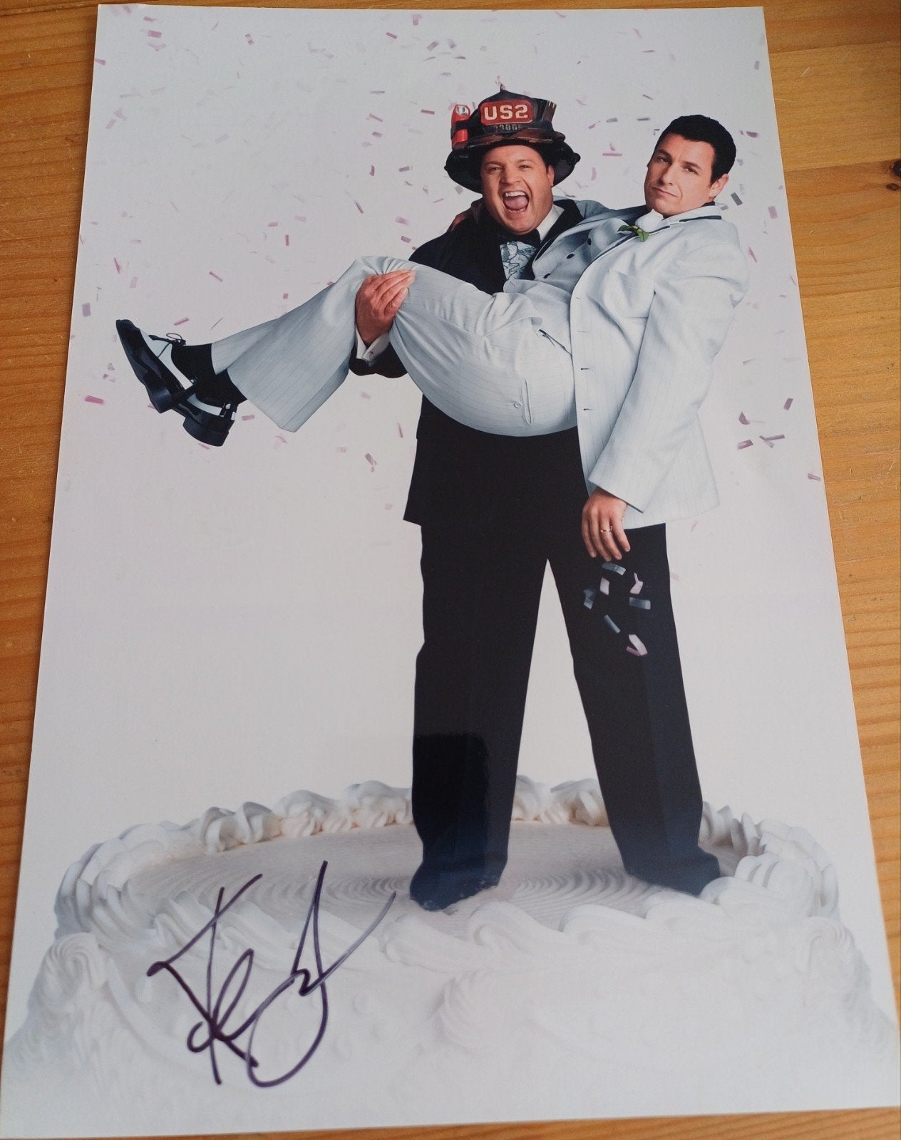 Kevin James handtekening gesigneerde foto 30x20cm, Ophalen of Verzenden, Zo goed als nieuw, Foto of Kaart