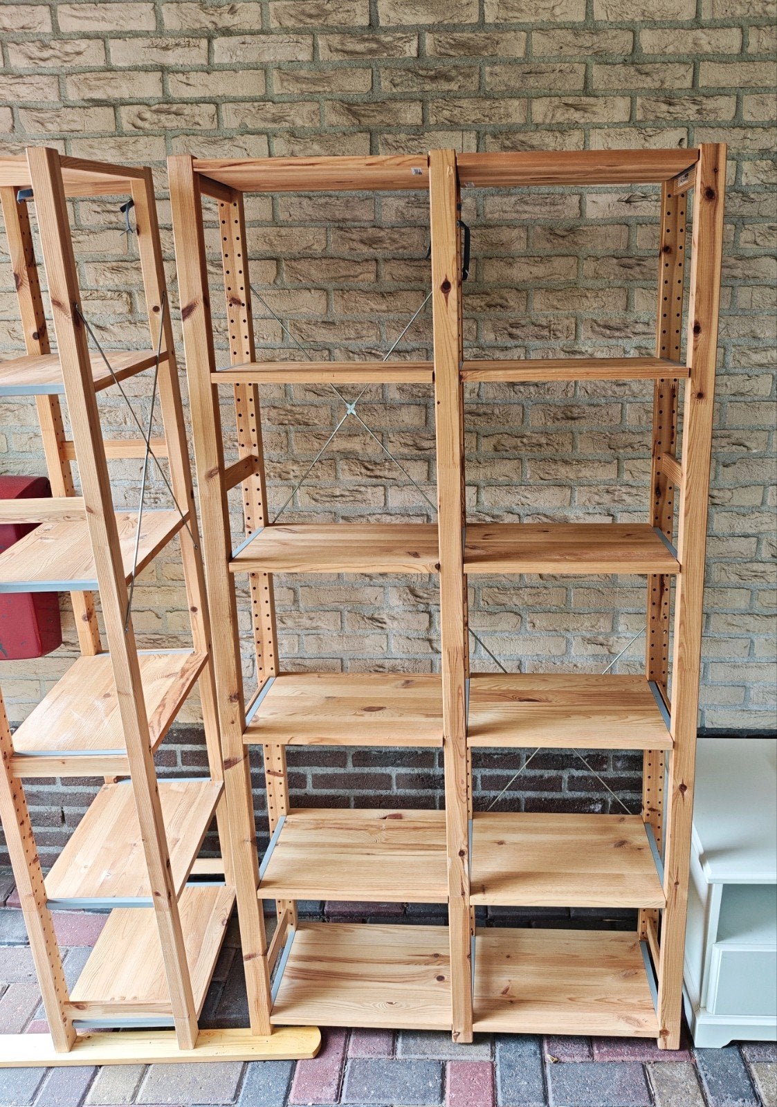Ikea Ivar stellingkasten, Ophalen, Gebruikt