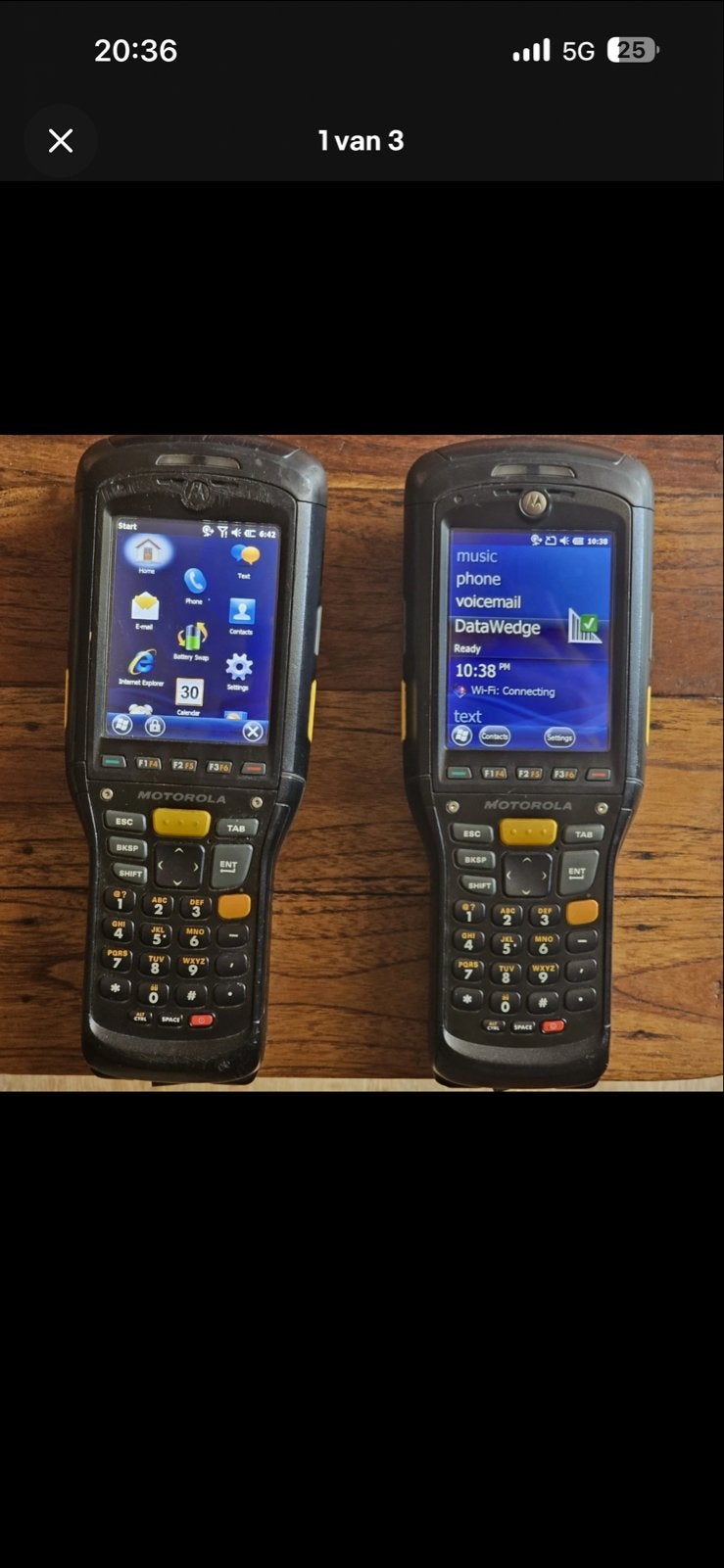 Motorola Scanners met Oplader - Per Stuk of Koppel, Doe-het-zelf en Verbouw, Draaibanken, Ophalen of Verzenden