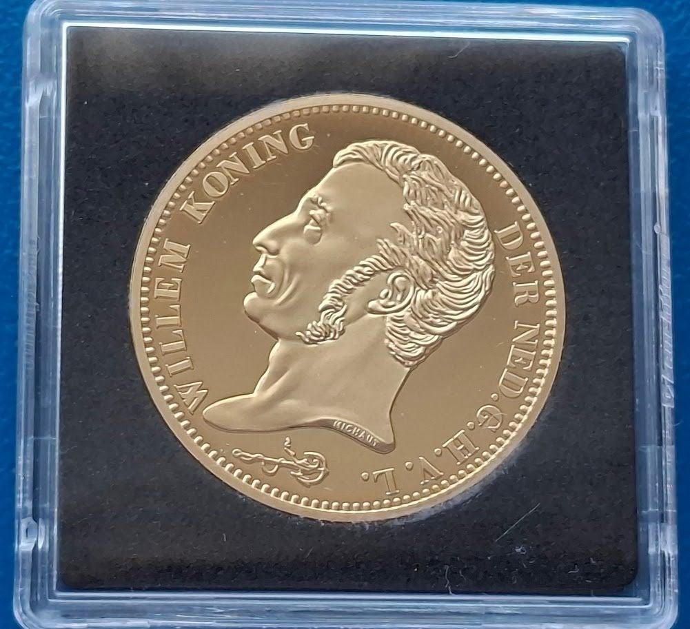 Originele Herslag 10 Gulden 1829 U - Koning Willem I, Verzenden, Overige materialen, Nederland