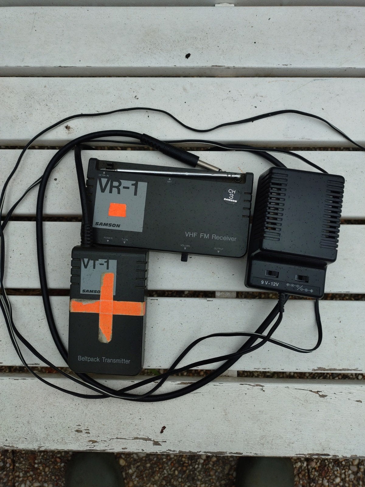 Samson VR-1 + VT-1 draadloos systeem, Ophalen, Elektrische gitaar