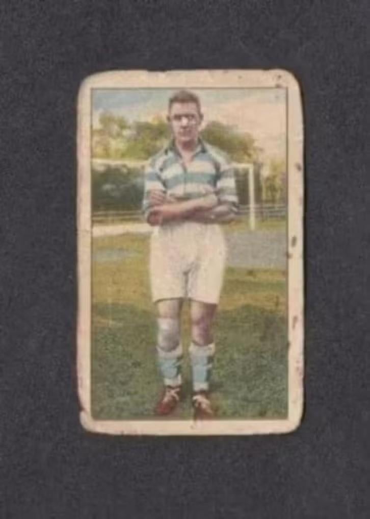 Voetbalplaatje De Boer Blauw Wit Amsterdam (34)., Ophalen of Verzenden, Gebruikt