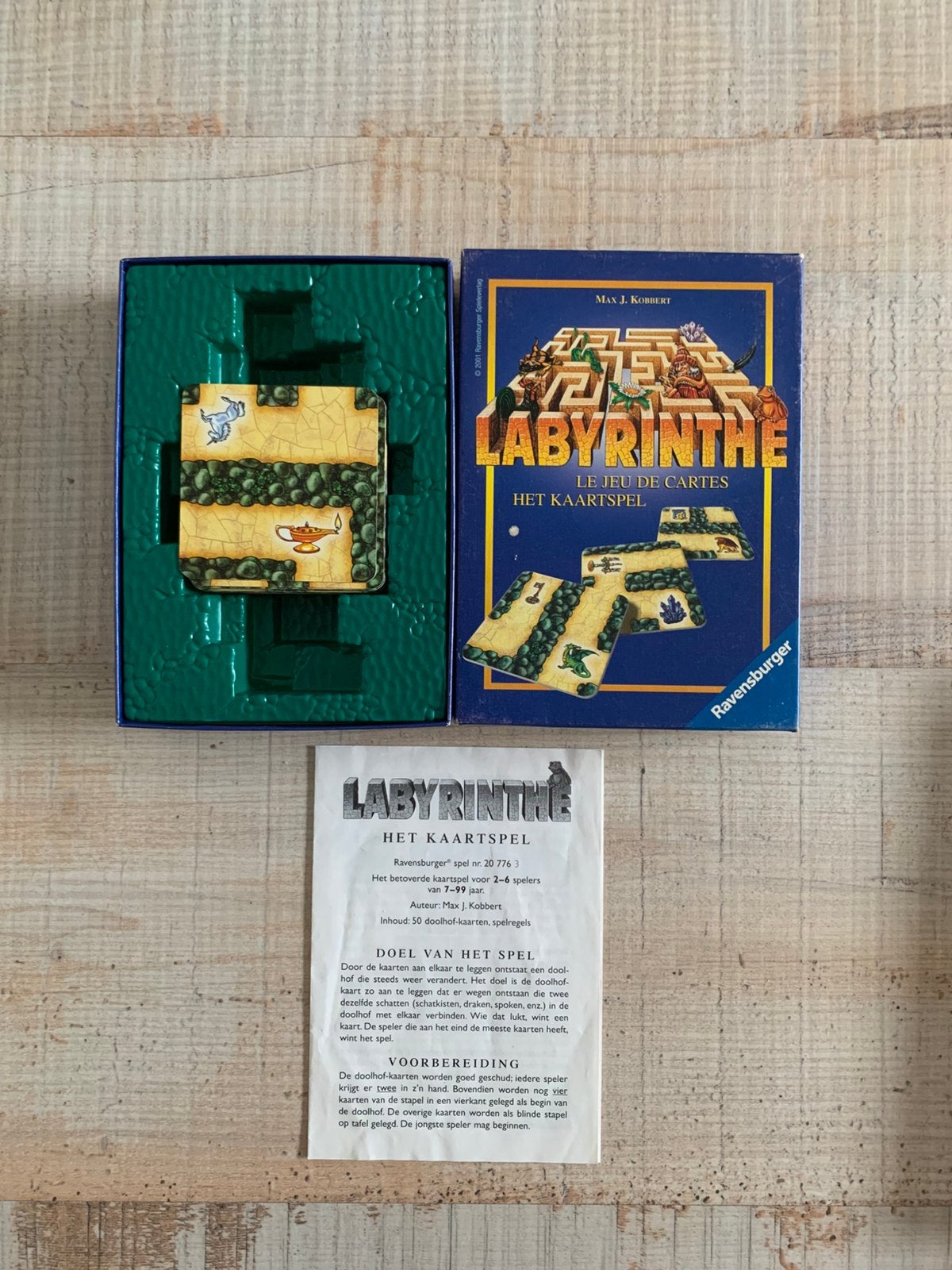 Kaartspel labyrinth, Ophalen of Verzenden, Zo goed als nieuw