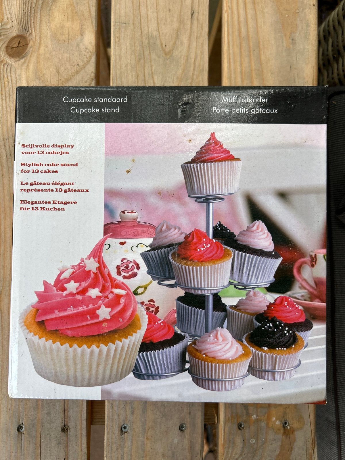 Cupcake Standaard voor 13 Cakejes, Ophalen, Overige typen, Metaal, Overige merken