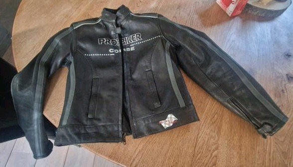 Probiker Dames Motorjas maat 36 met Protectie, Motoren, Jas | leer, Ophalen of Verzenden, Dames, Probiker