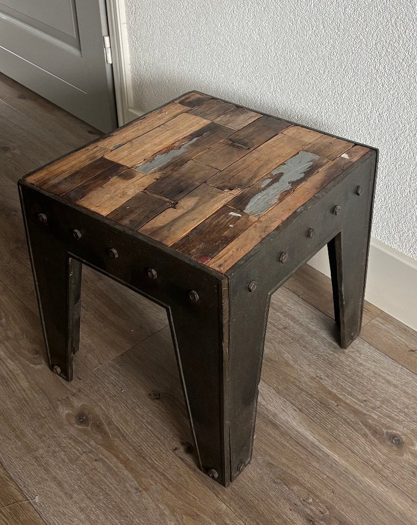 gietijzer bijzettafeltje, Ophalen, Minder dan 45 cm, Minder dan 55 cm, Metaal of Aluminium