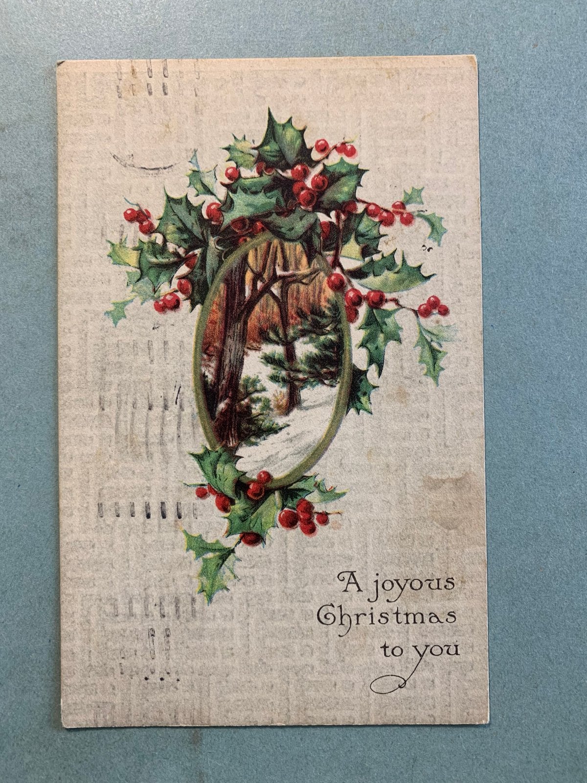 1918 A joyous Christmas to you, Ophalen of Verzenden, Voor 1920, Gelopen, Feest(dag)