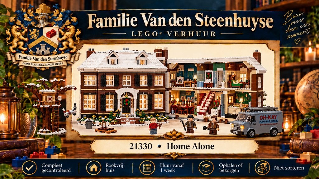 LEGO Home Alone 21330 huren, Lego, Ophalen of Verzenden, Complete set, Inclusief instructies