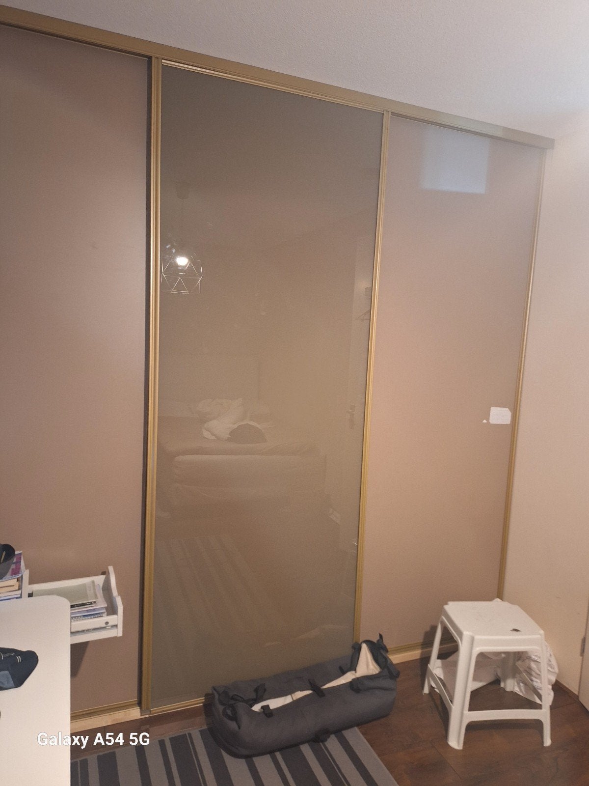 Schuifdeuren (3x 1 meter) voor kast of voorzetwand, Ophalen, Overige materialen, Gebruikt, 200 cm of meer