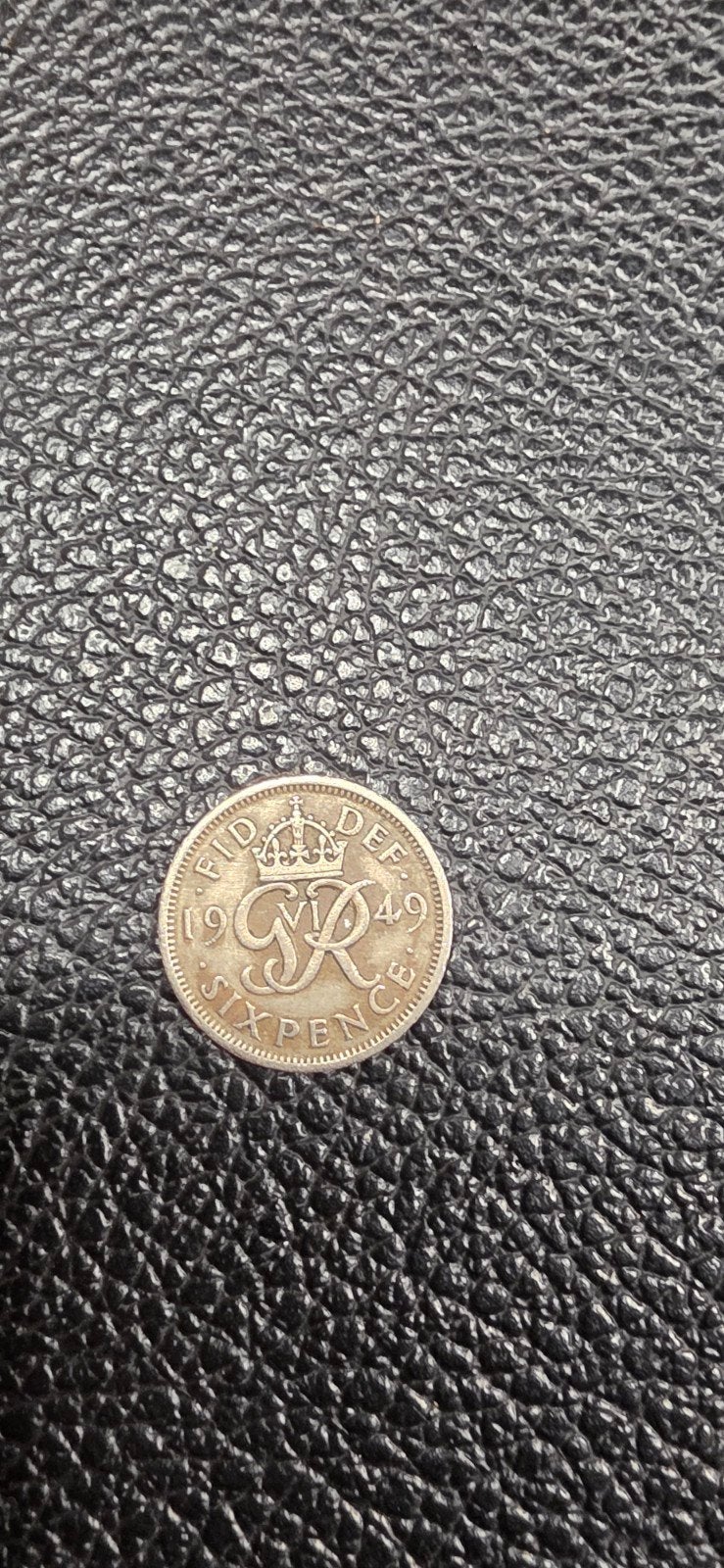verenigd Koninkrijk six pence 1949, Postzegels en Munten, Ophalen of Verzenden, Noord-Amerika