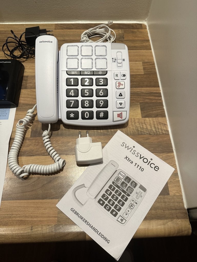 Swissvoice Xtra 1110 seniorentelefoon met geluidsversterking, Ophalen of Verzenden, Zo goed als nieuw, 1 handset