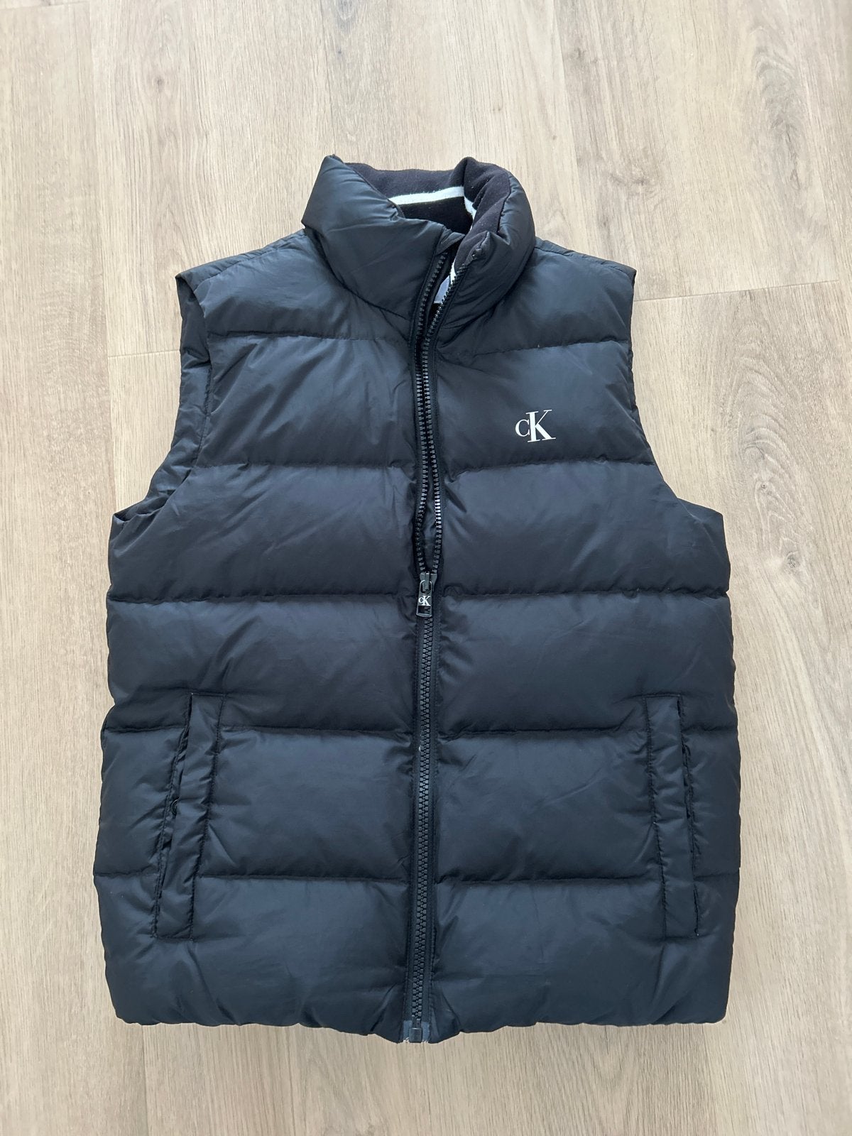 Calvin Klein Bodywarmer Zwart - Heren maat s, Ophalen, Zo goed als nieuw, Maat 46 (S) of kleiner, Zwart