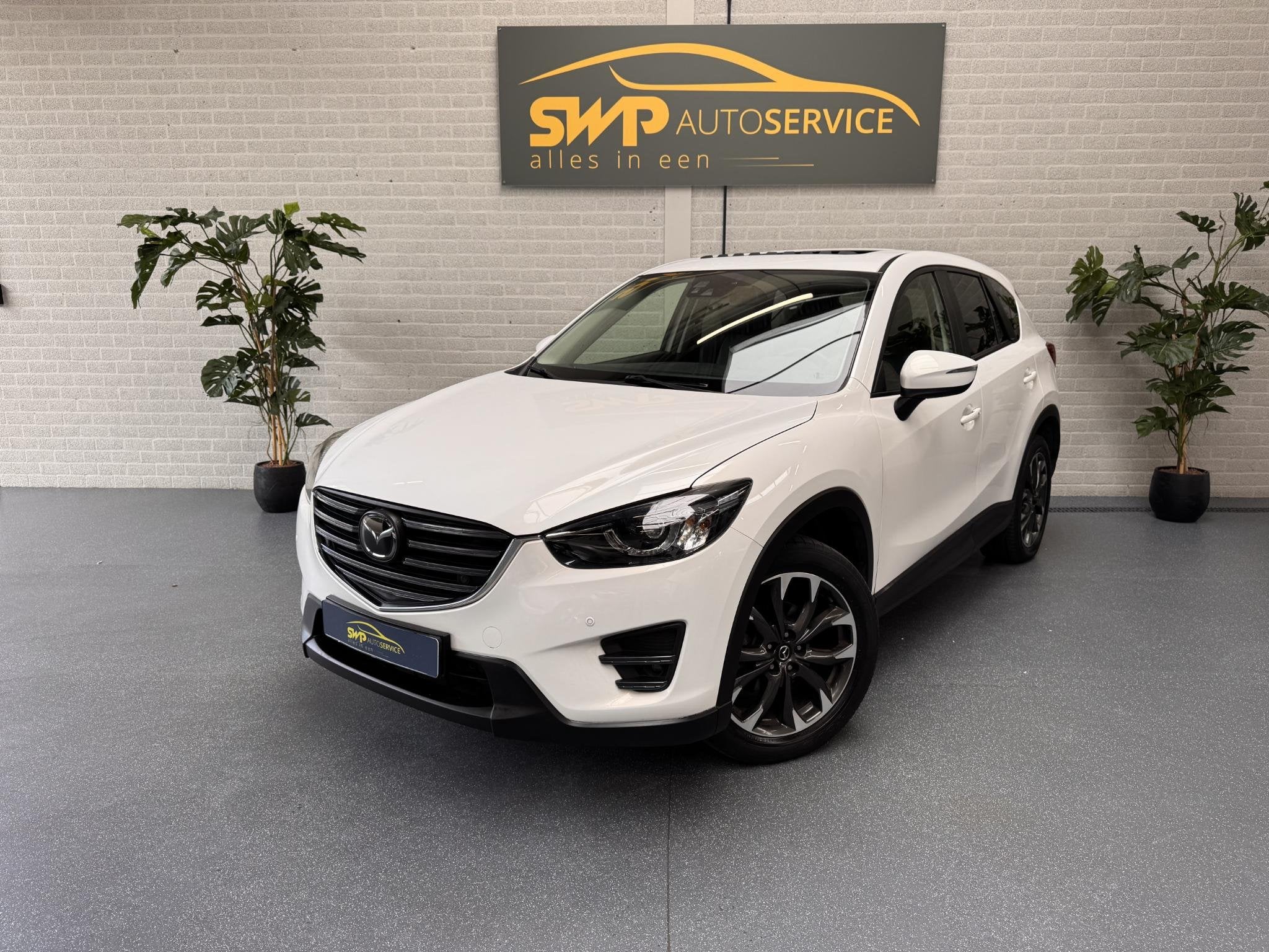 Mazda CX-5 2.5 SkyActiv-G 192 GT-M 4WD | Wit metallic | Schu, Auto's, Gebruikt, Euro 6, Bedrijf, SUV of Terreinwagen