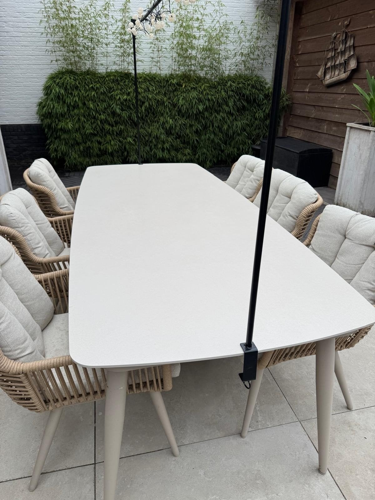 Tuintafel, Ophalen, Zo goed als nieuw, Aluminium