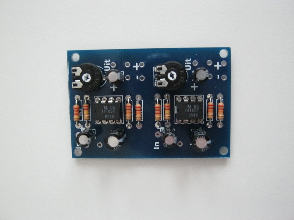 Bouwpakket Universele microfoonversterker Stereo nieuw., Hobby en Vrije tijd, Elektronica-componenten, Verzenden, Nieuw