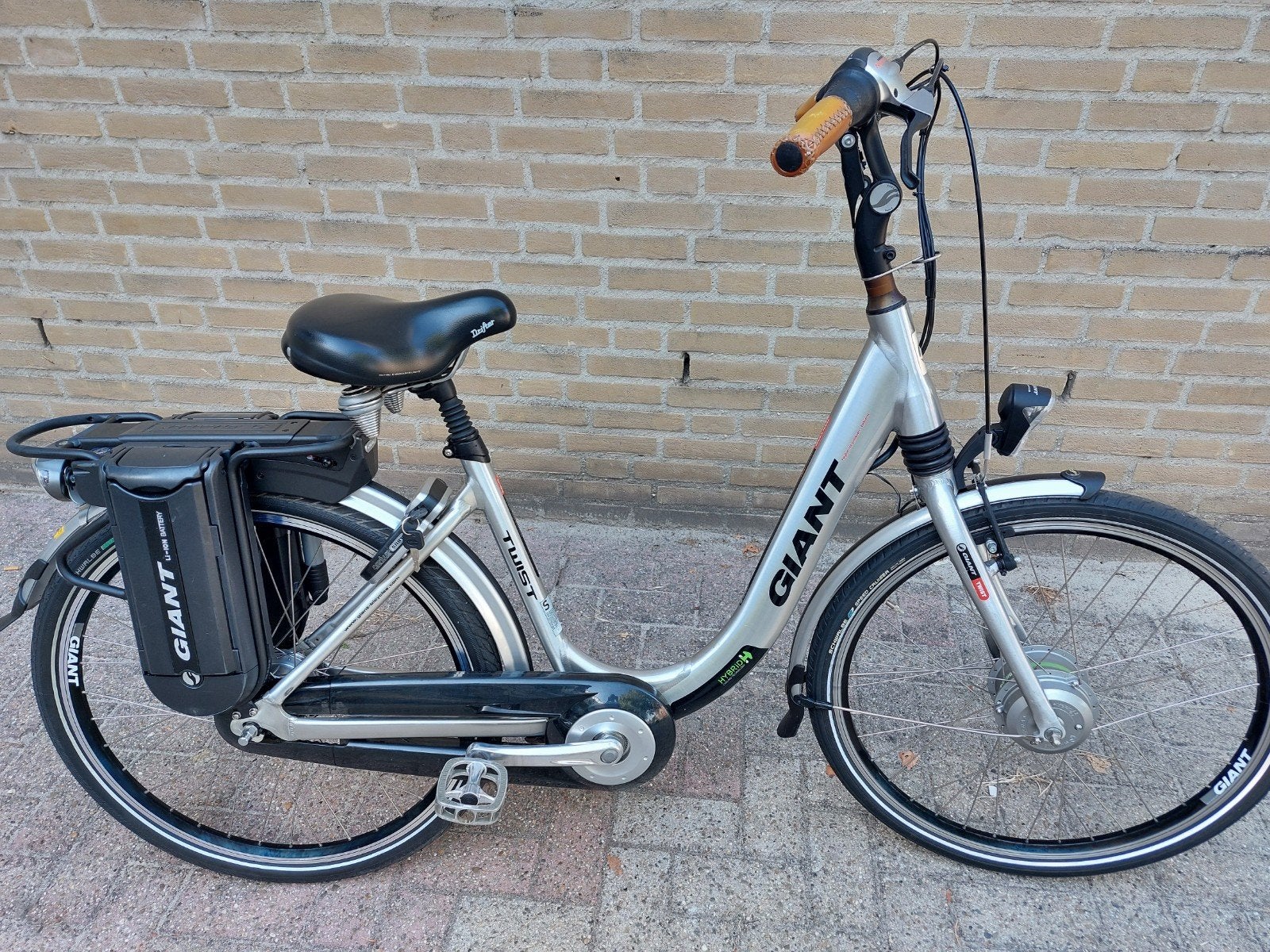 Giant Twist 46cm elektrische fiets 2x36v accu's lage instap, Fietsen en Brommers, Elektrische fietsen, Zo goed als nieuw, Minder dan 47 cm