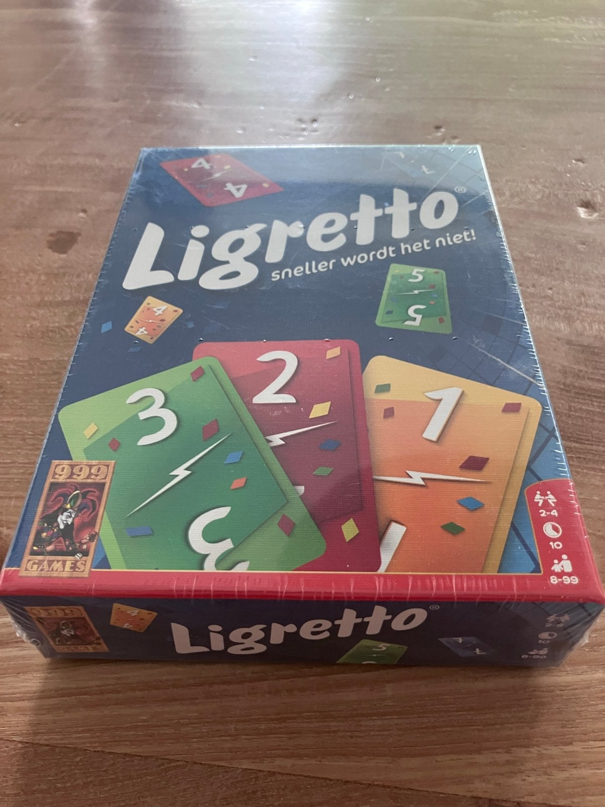 Ligretto (blauw) kaartspel- Nieuw en Ongebruikt, Drie of vier spelers, Ophalen of Verzenden, Nieuw