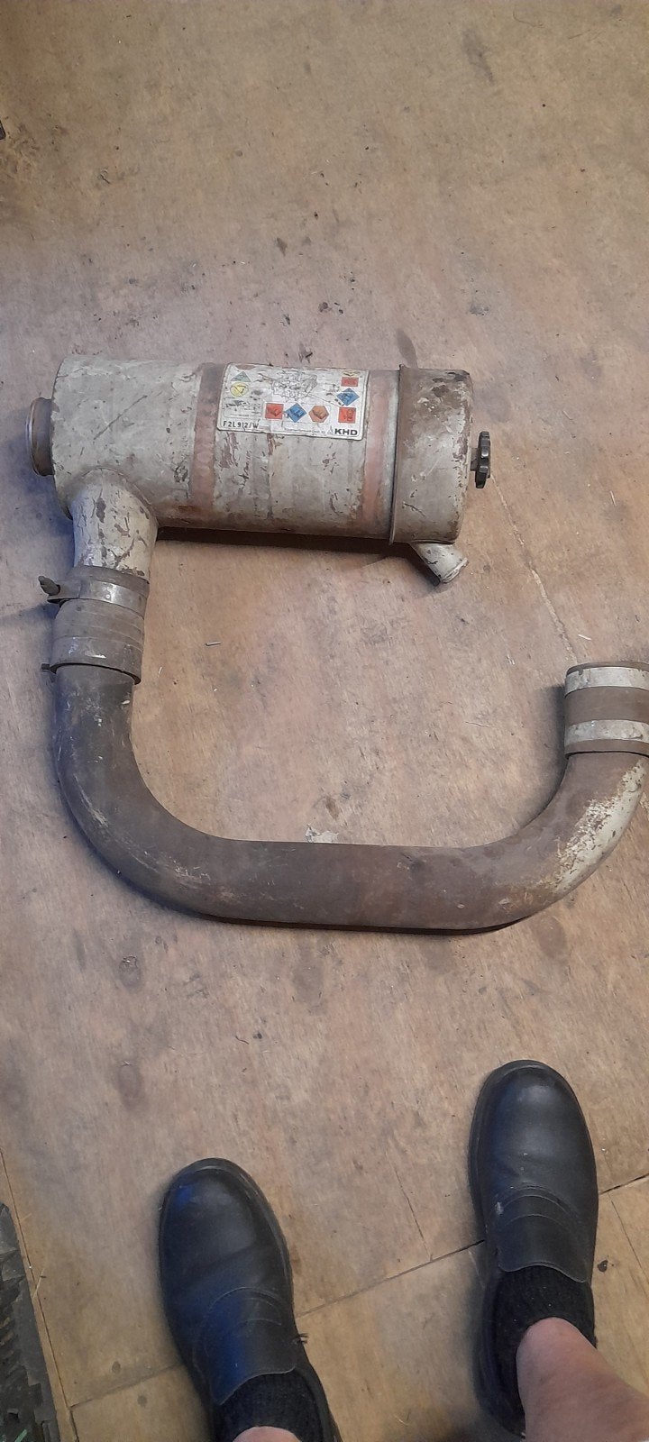 Deutz F2L912/W Luchtfilterhuis met filter en buis, Auto-onderdelen, Ophalen of Verzenden, Gebruikt