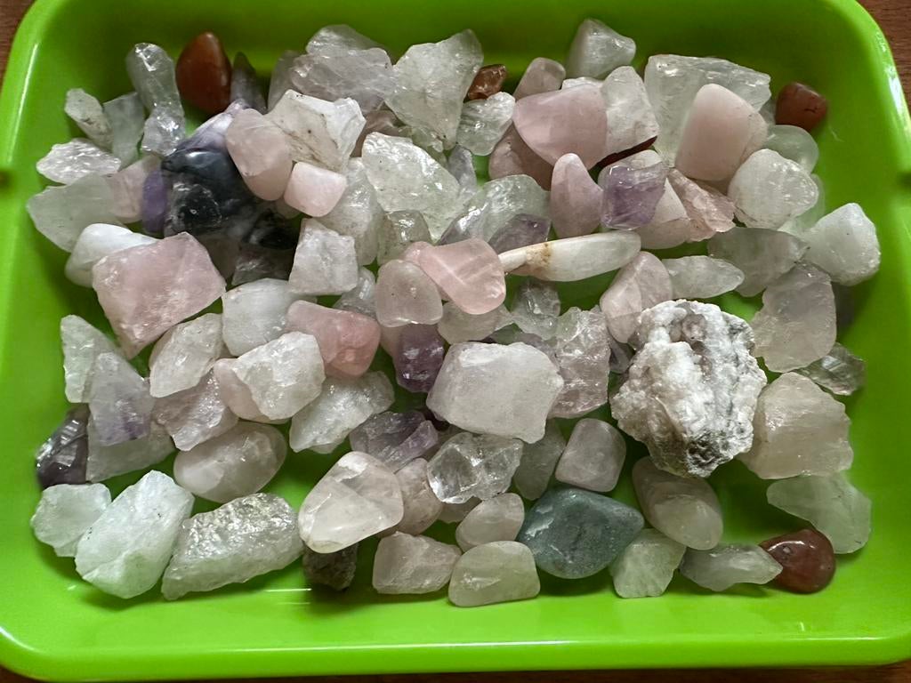 Ongeveer 1,7 kg trommelstenen, Verzamelen, Mineralen en Fossielen, Ophalen of Verzenden
