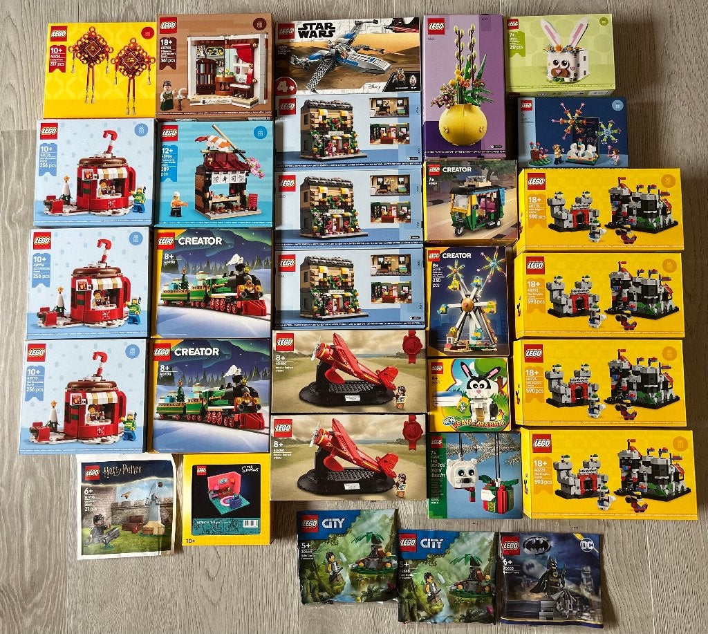 Verzameling van 30 sets GWP's + kleine sets LEGO, Overige thema's, Lego, Nieuw, Ophalen of Verzenden