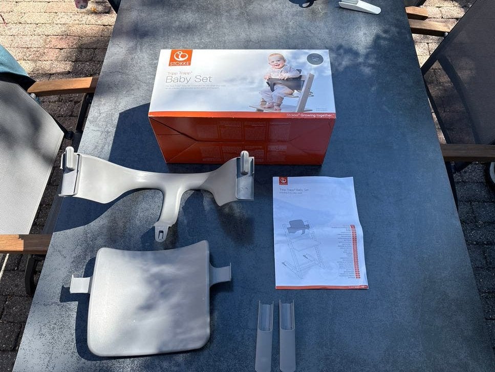 Stokke Tripp Trapp Baby Set, Ophalen of Verzenden, Zo goed als nieuw, Meegroeistoel, Gordel(s)
