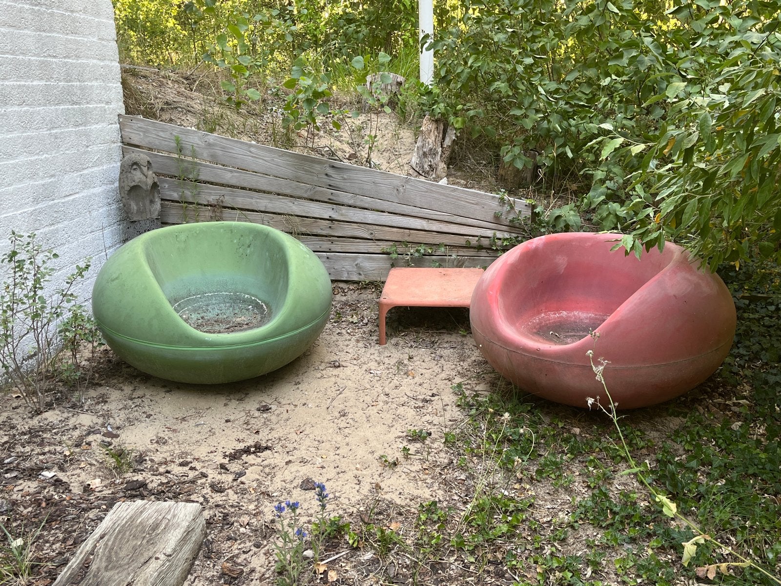 2 Vintage Pastilli van Aarnio voor Adelta  - Groen & Rood, Ophalen
