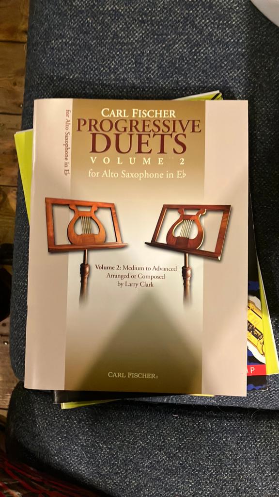 Carl Fischer Progressive Duets Vol. 2 Altsaxofoon, Overige genres, Ophalen of Verzenden, Zo goed als nieuw, Saxofoon