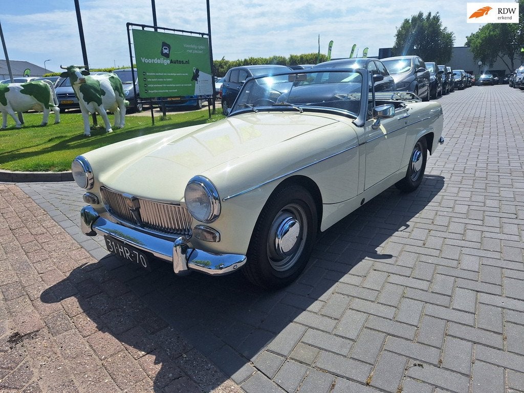 MG MIDGET / Super leuke auto / Wegenbelasting en APK vrij, Auto's, Gebruikt, Wit, Bedrijf, Midget