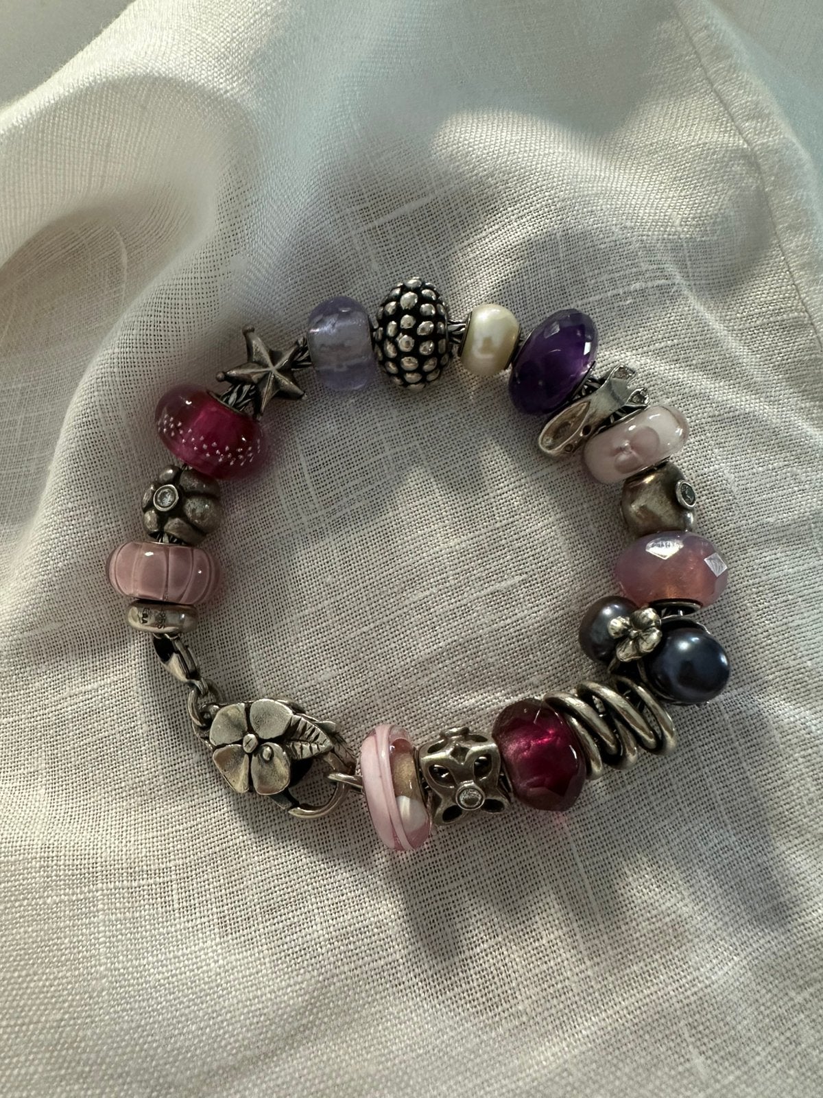 Trollbeads, Ophalen of Verzenden, Zo goed als nieuw, Paars, Overige materialen