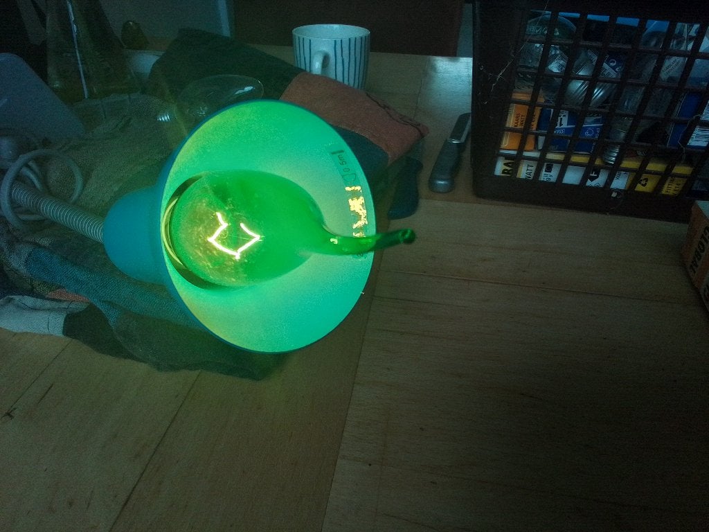 Ouderwetse kaars gloeilampen., Ophalen of Verzenden, Zo goed als nieuw, Glas, Kaars