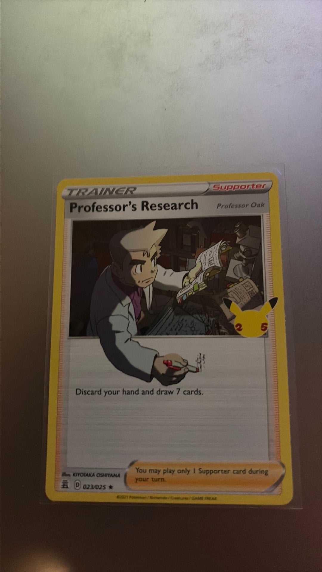 Professor Research #23 Pokemon Celebrations, Ophalen of Verzenden, Zo goed als nieuw