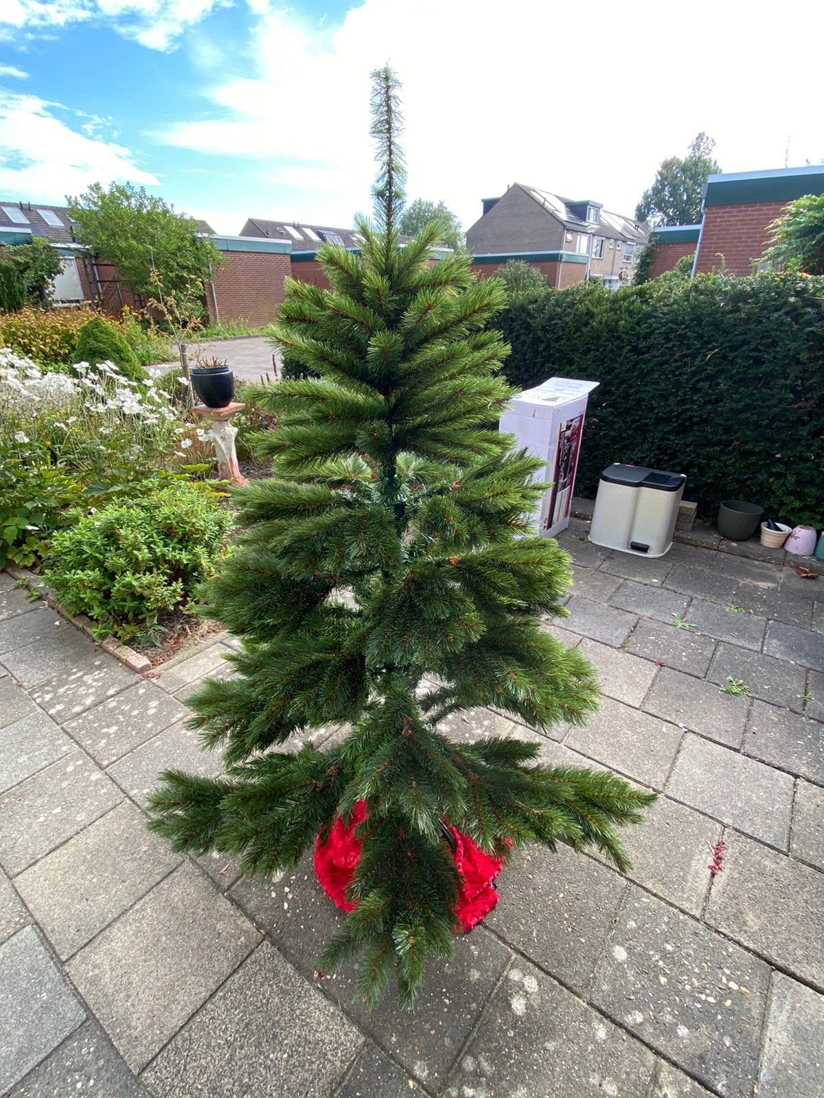 Kerstboom 1,55 cm hoog (VERKOCHT), Ophalen, Zo goed als nieuw