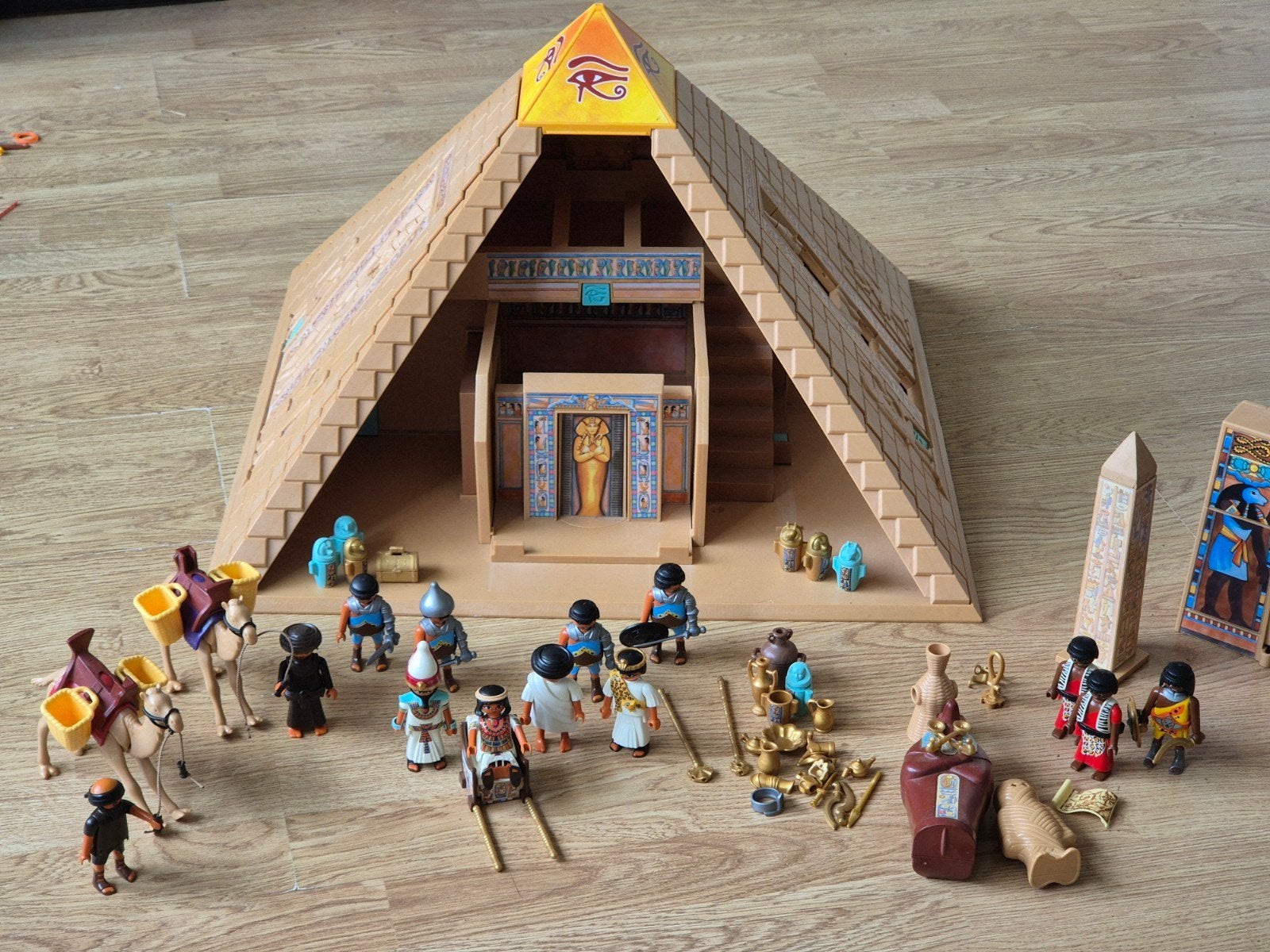 playmobil piramide en Egyptenaren, Kinderen en Baby's, Speelgoed | Playmobil, Ophalen of Verzenden, Gebruikt, Complete set