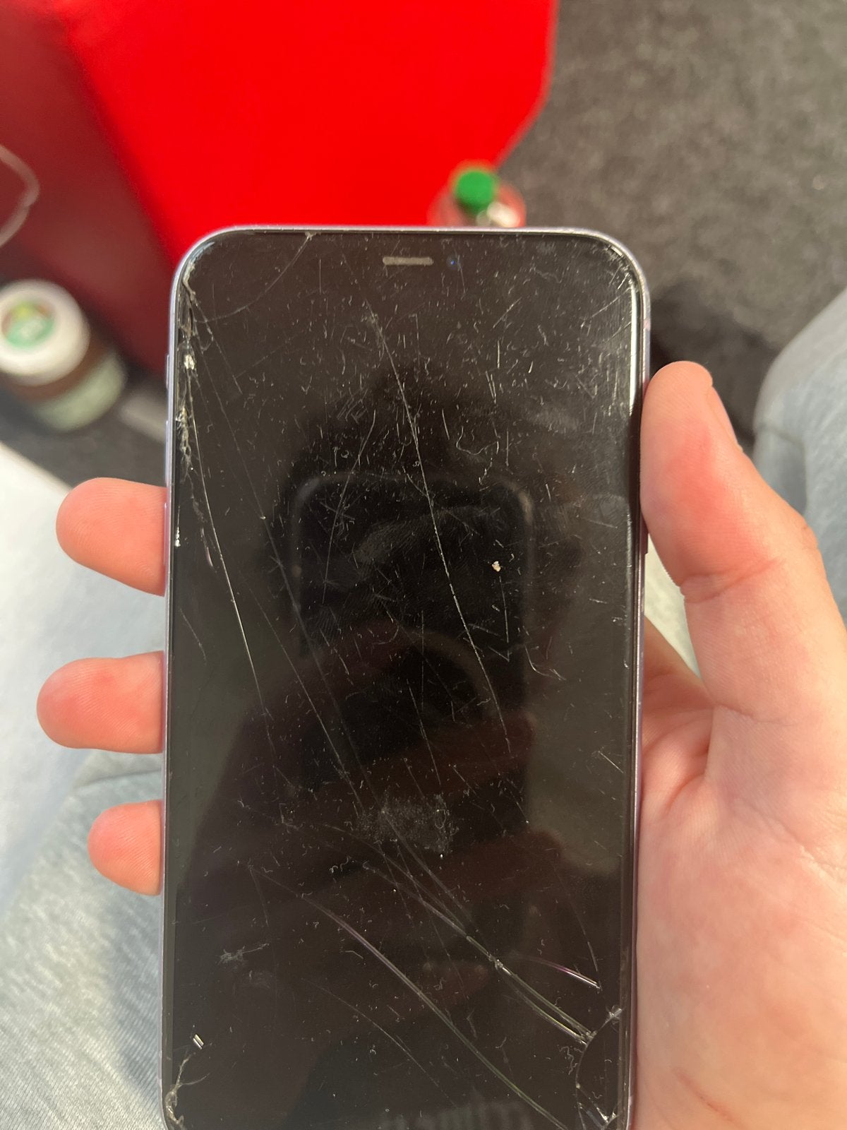 iPhone 11 met kapot scherm - Werkt na reparatie, Ophalen, Zwart, IPhone 11, 64 GB