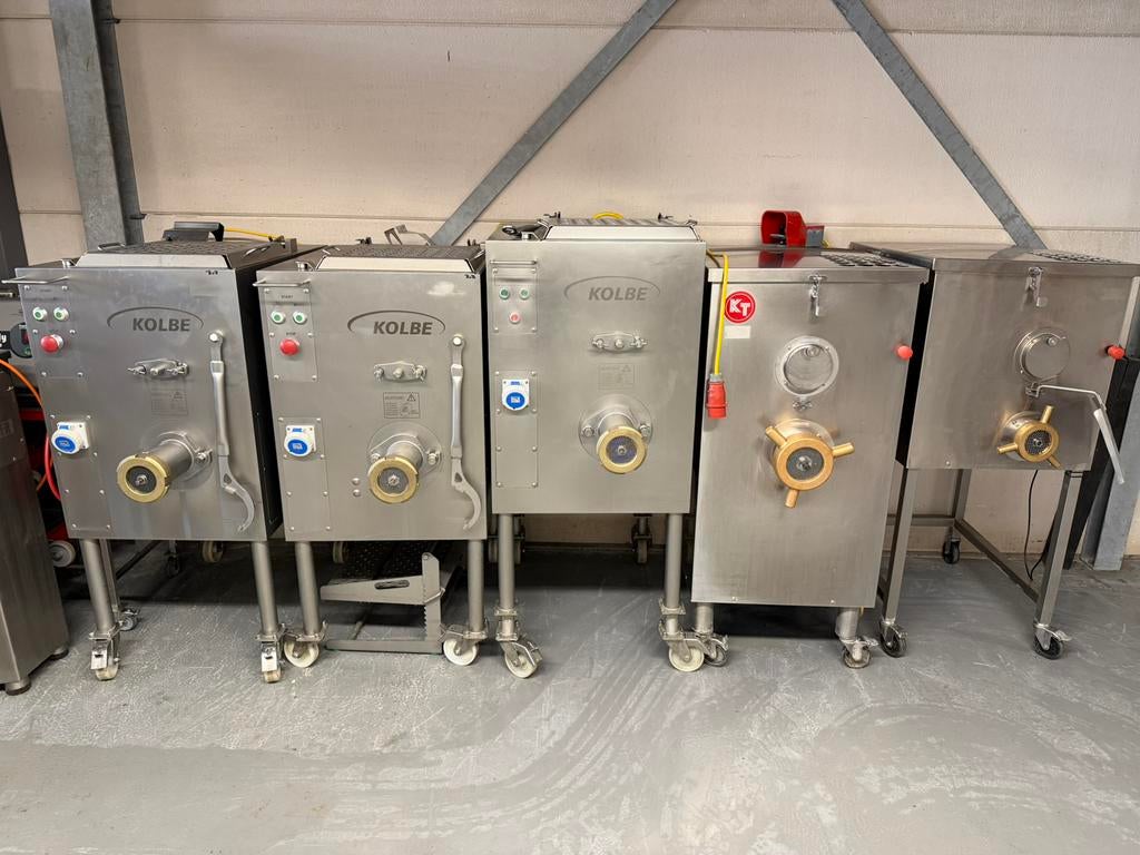 gehaktmolen lintzaag mengmachine vacuummachine cutter, Ophalen