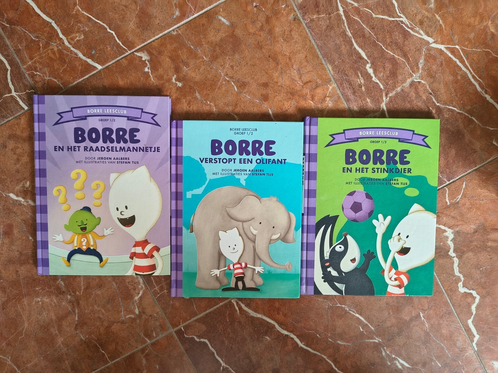 Borre Leesclub Boeken - Groep 1/2 (3-delige set), Ophalen of Verzenden, Zo goed als nieuw, Jeroen Aalbers, Fictie algemeen