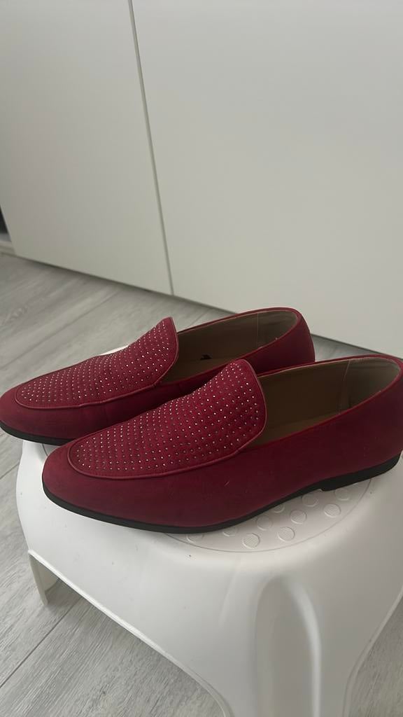 Schoenen glitter rood 43, Verzenden, Zo goed als nieuw, Overige kleuren