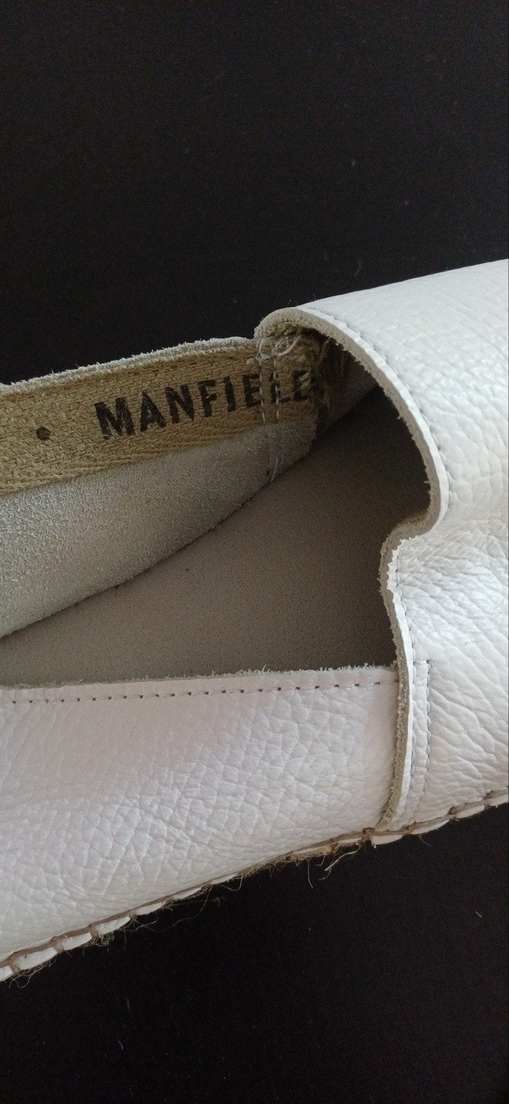 Nieuwe Manfield Espadrilles - Maat 42, Ophalen, Wit, Nieuw, Espadrilles of Moccasins