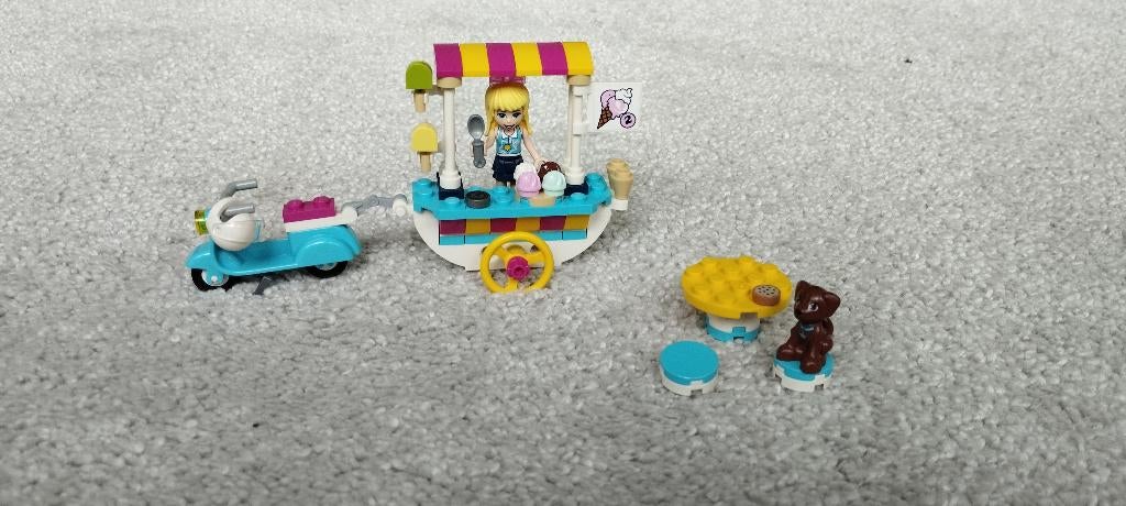 LEGO Friends ijskar 41389 COMPLEET!, Lego, Friends, Ophalen of Verzenden, Complete set