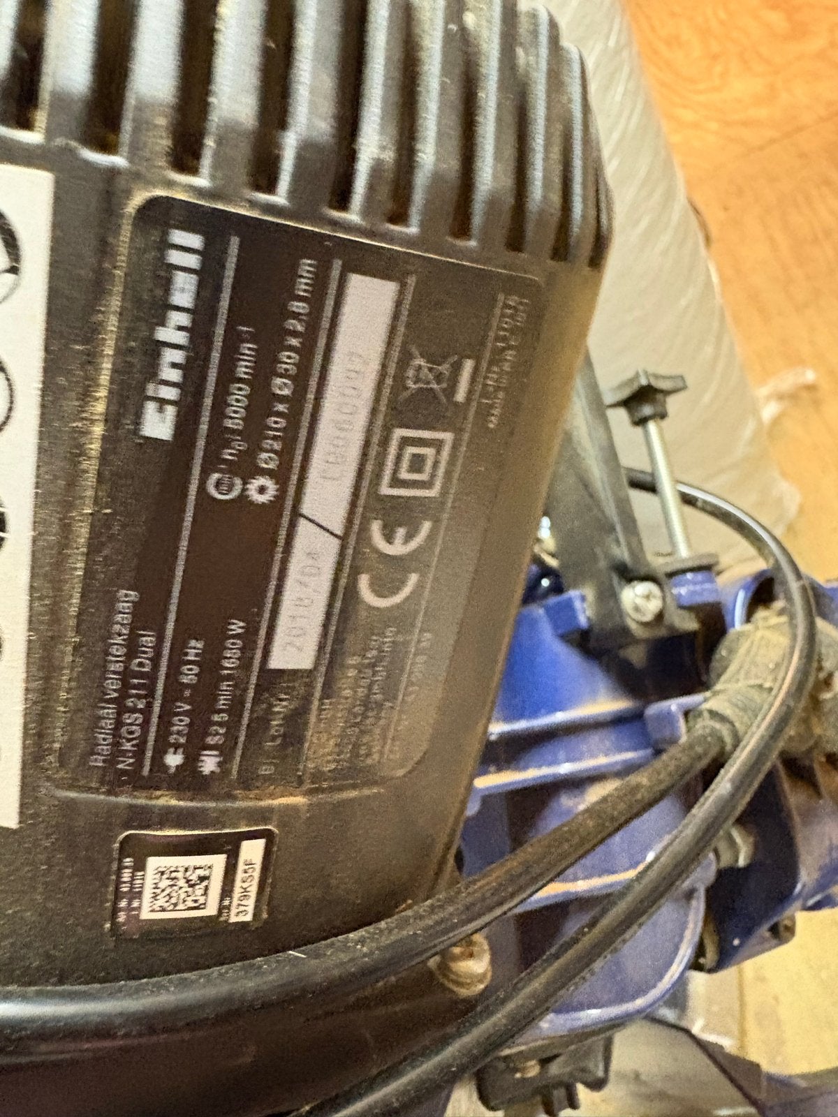 Einhell Radiaal Verstekzaag N-KGS 211 Dual, Ophalen, Gebruikt, Afkortzaag, 30 tot 70 mm