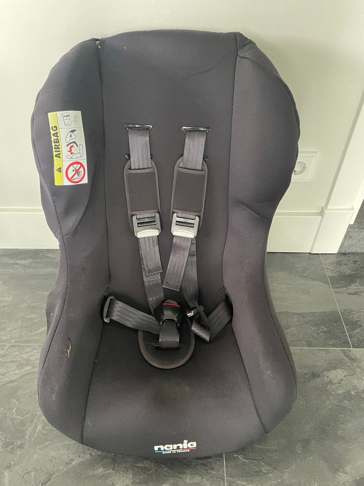 Nania autostoel - Zwart, Gebruikt, 0 t/m 18 kg, Ophalen, Overige merken, Gebruikt