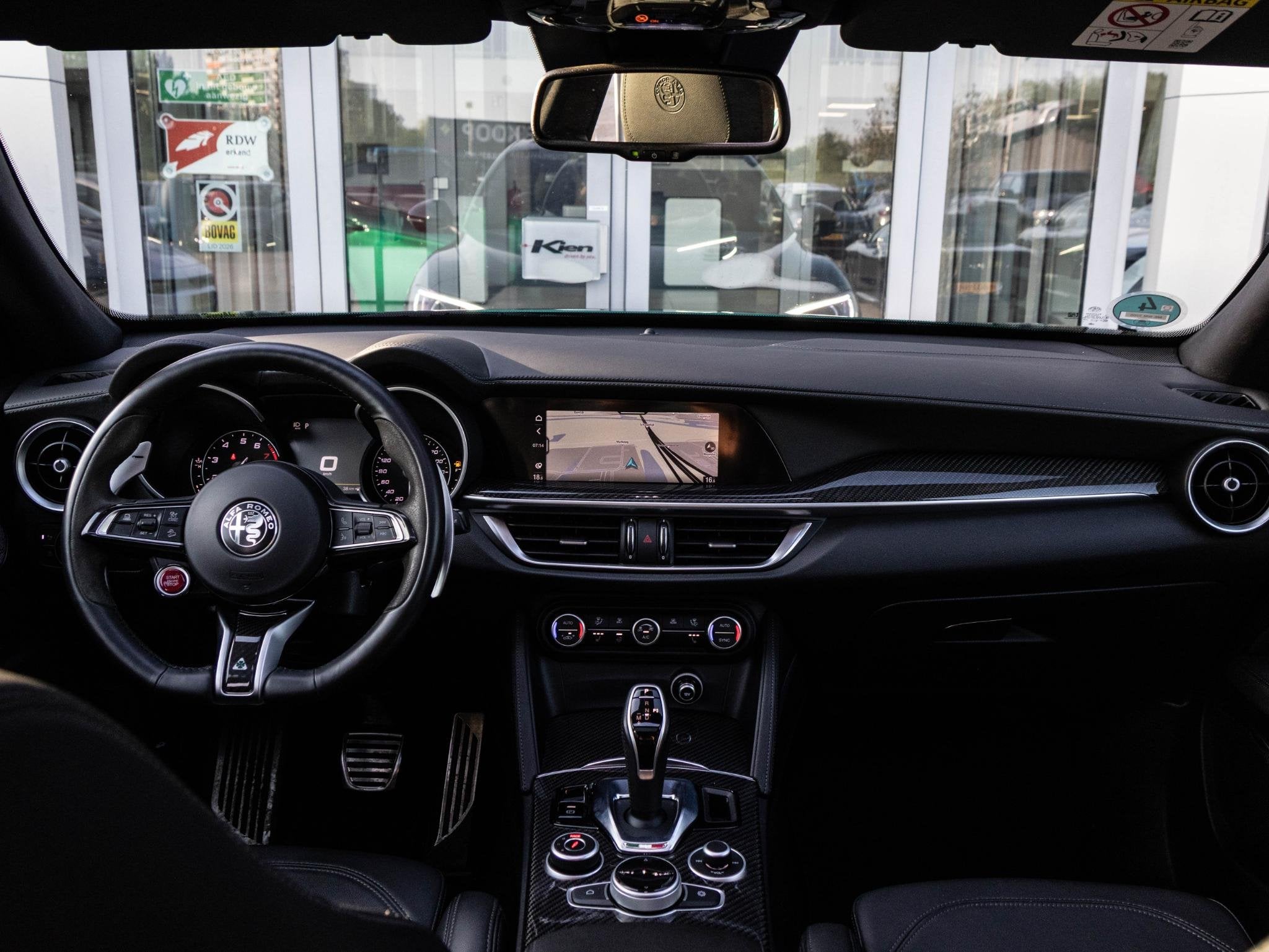 Alfa Romeo Stelvio 2.9 V6 AWD Quadrifoglio | Pano | Harman &, Auto's, Automaat, Automatische klimaatregeling, Gebruikt, 510 pk