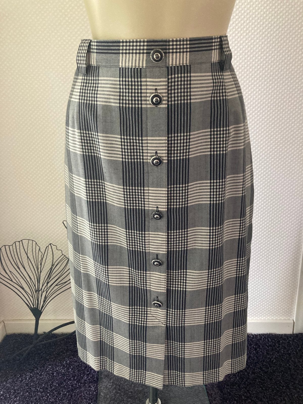 Rok geruit maat 42, Kleding | Dames, Ophalen of Verzenden, Zo goed als nieuw, Onder de knie