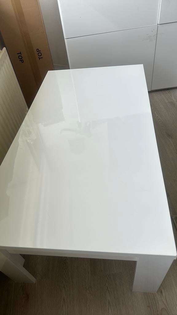 Salon Hoogglans tafel gratis meenemen!!!!!, 100 tot 150 cm, Zo goed als nieuw, Minder dan 50 cm, Rechthoekig