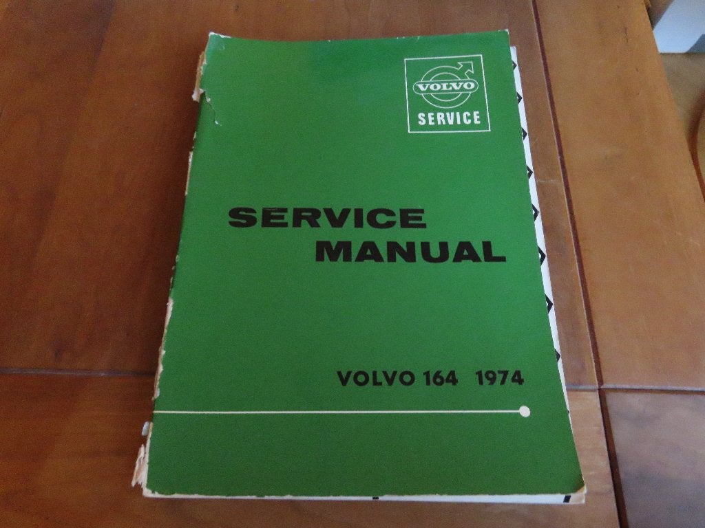 Origineel werkplaatshandboek Volvo 164 1974 zeer uitgebreid, Ophalen of Verzenden